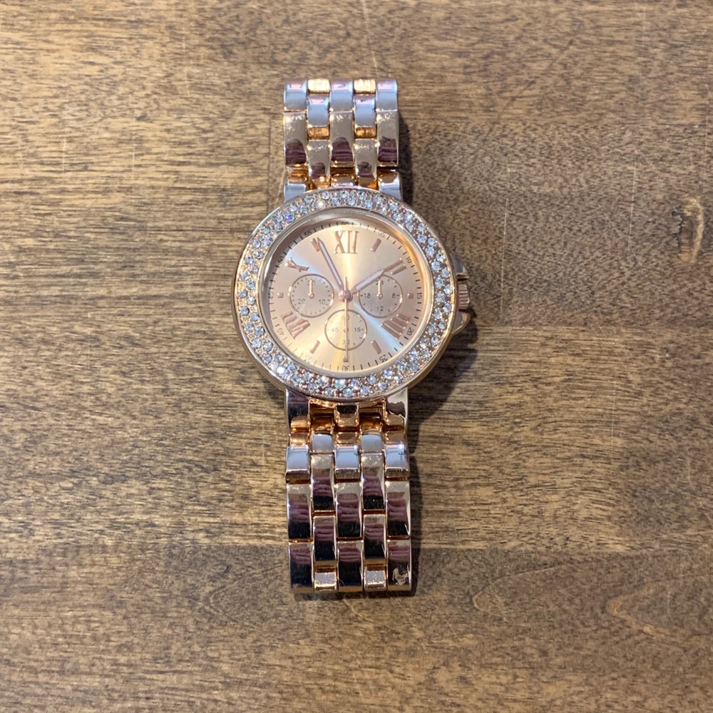 Rose gold watch!